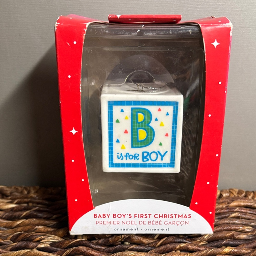 Baby Boy’s First Christmas -American Greetings Ornament. 2018